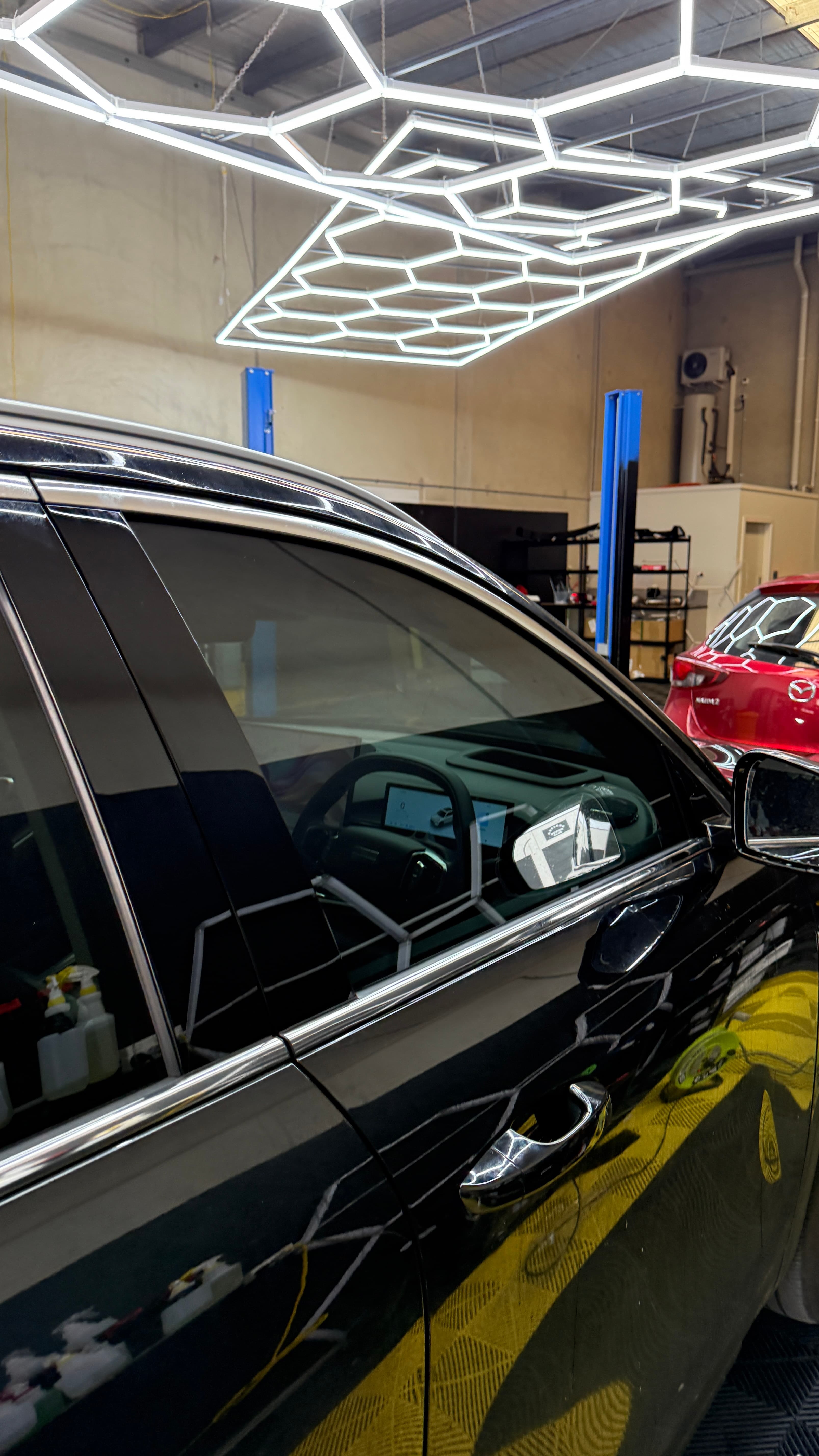 Window Tinting: Full Vehicle, Dark Luxury SUV