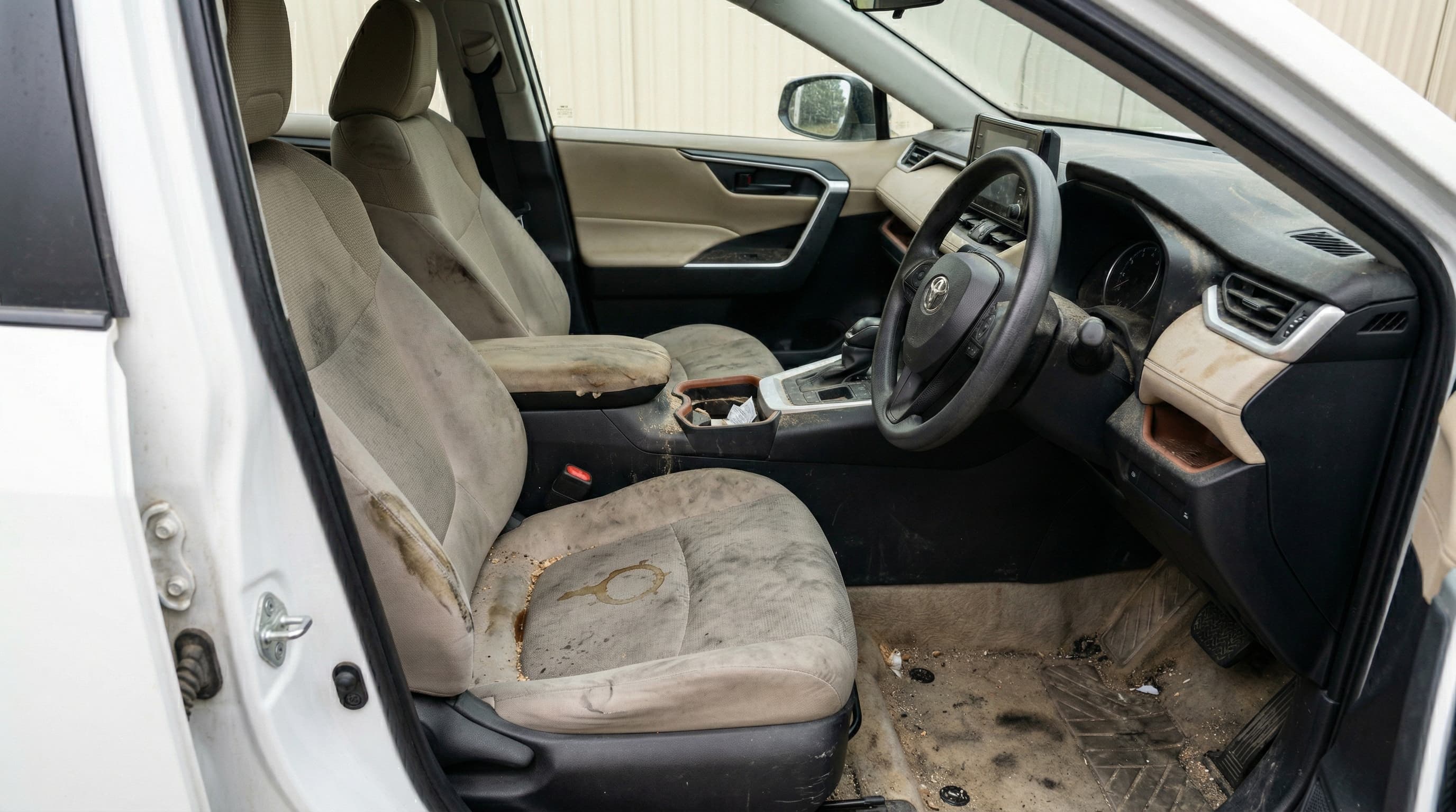 Interior Detail : RAV4 Before State, Toyota RAV4